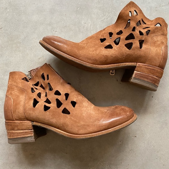 A.S.98 Shoes - A.S.98 Laser Cut Booties